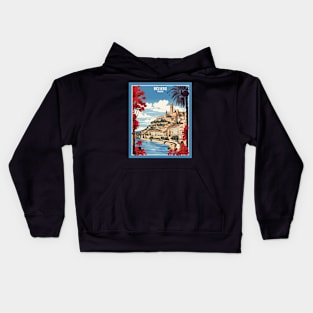 Beziers France Vintage Travel Poster Tourism Kids Hoodie